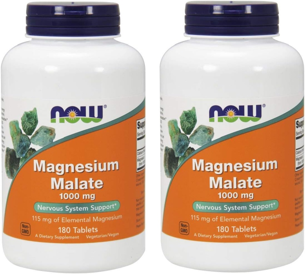 Magnezyum Malate 1000 mg, 180 Tablet (Pack of 2)