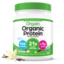 Ya da Geri Organik Vegan Protein Toz, Vanilla Bean - 21g Plant bazlı Protein, 4g Prebiyotik Fiber, No Lactose Malzemeler, Yok Sugar, Non-GMO, For Shakes & Smoothies, 1.02 lb (Pazar May Vary)