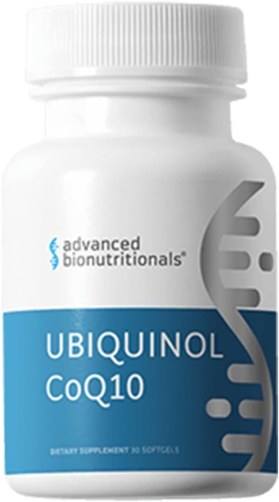 Gelişmiş Biyonutritionals Ubiquinol CoQ10, Artan Enerji Üretimi, Doğal Antioksit Supplement, ABD'de 30 Softgel