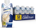 Glucerna protein Smart Diyabet Care Shake, Vanilla, Diabetic Meal Change to Support Blood Sugar Management, 30g Protein, 150 Calories, içmeye hazır, 11-fl-oz Şişe, 12 Pack