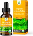 Immune Support için Organik Limon Balm Broşürü - Lemon Balm Tincture for Mood & Relaxation Support - Organik Tincture Leaf Drops for Yetişkinler & Kids Diyetary Supplement - 2OZ - 120 Day Supply