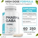 Teaveli The Focus and Sleep Sche with PharmaGABA (250 mg) ve Apigenin (50 mg).