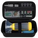 Elonbo Asthma Inhaler, Çocuklar ve Yetişkinler için Inhaler Spacer, Maskeler, Inhalerrec Asthma Travel Organize Bag, Pocket Fits Alerji Meds, Ventolin Inhaler, Black (Case Only)