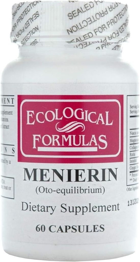 Ekolojik Formulaler Menierin, White, 60 Kont