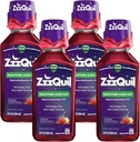 ZzzQuil, Nighttime Sleep Aid Liquid, 50 mg Diphenhydramine HCl, No.1 Sleep-Aid Brand, Calming Vanilla Cherry Flavor, Non-Habit Form, 12 FL OZ (Pabit Form)