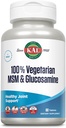 KAL% 100 Vejetaryen MSM & Glucosamin - Sağlıklı Ortak Destek - Vegan Glucosamine ve MSM Supplement - Shellfish olmadan - Lab Onaylandı - 60 Günlük Garanti - 60 Hizmet, 60 Tablet, 60 Tablet