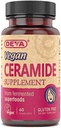 DEVA Βιταμίνες Vegan Δερμάτινα δισκία αποκατάστασης Ceramide, 60 Count, 1- Pack