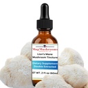 Lion's Mane Tincture, High Potency, Double Extracted, 60 Daily Dos