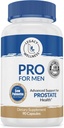 PRO Συμπληρώματα υγείας Prostate για τους άνδρες με πριόνι Palmetto, Beta σιτοστερόλη + Υποστηρίζει υγιή ούρηση & ροή, μειώνει τις παρόρμηση & ταξίδια στο μπάνιο ώστε να μπορείτε να κοιμηθείτε καλά + DHT αποκλειστής, 90 κάψουλες