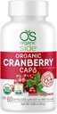 Organik Cranberry 60 Capsules - UTI'nin Önlenmesi - sertifikalı USDA - Non GMO - Vegan