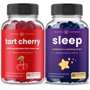 NutraChamps Tart Cherry & Gummies ύπνου Bundle 