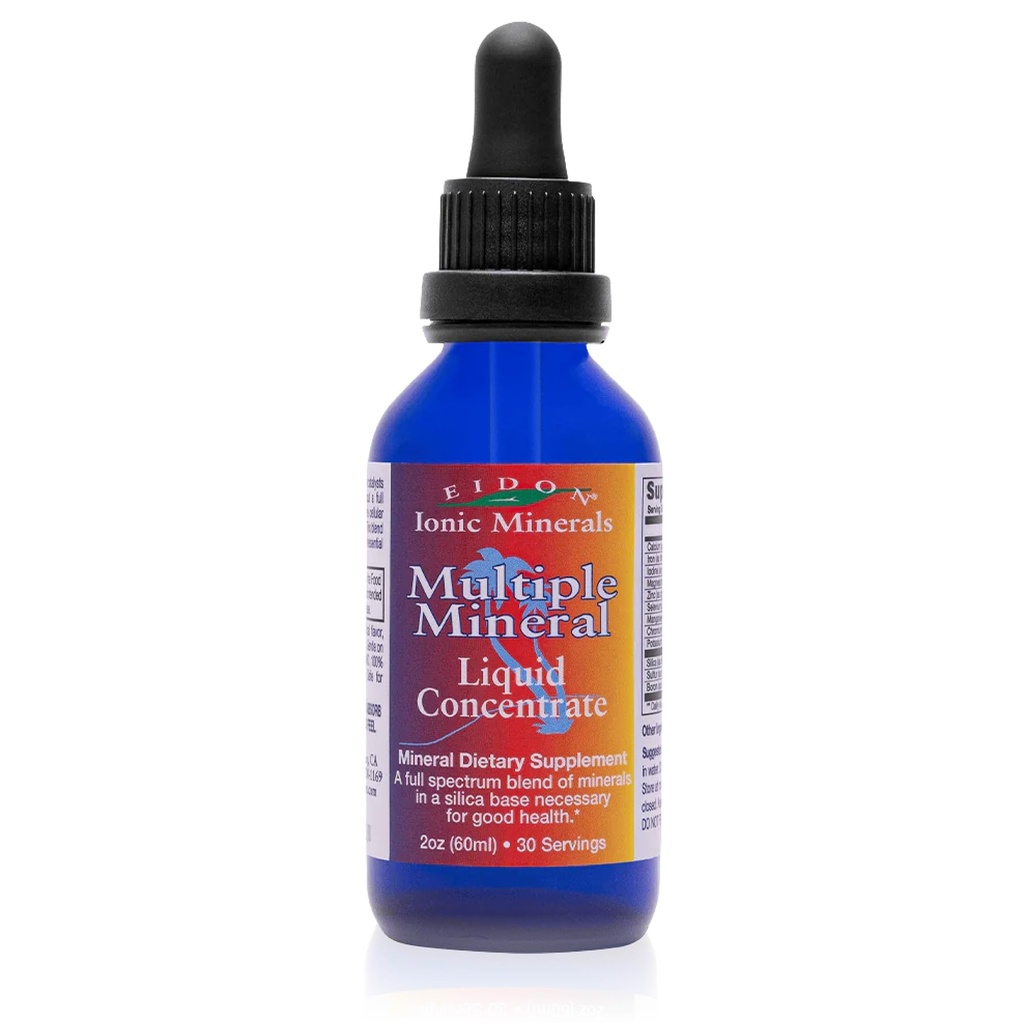 Eidon multiple Minerals Supplement - Ionic Trace Mineral Su için damlalar, Doğal Sıvı Vitaminler Kalp Sağlığı ve Hydration, Bio available, Nomixs or Preservatives - 2 ozzz