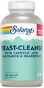 SOLARAY Yeast Cleanse, Caprylic Acid ile Antioksit Desteği, PAU d'Arco, Licorice Root Extract and Grapetre Seed Extract, 60-Day Garanti, 60-Day Garanti, 60 Hizmet, 360 VegCaps