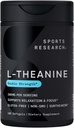 Sports Research L-Θεανίνη 200mg με οργανικό λάδι καρύδας 