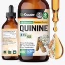BIO KRAUTER Κινίνη για το πόδι Cramps Βάμμα - Cinchona Bark Extract - Vegan Quinine Liquid - Αλκοόλ & Ζάχαρη Χωρίς εκχύλισμα 4 fl.Oz.