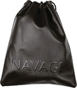 Navage Travel Bag (Black) - Vegan Deri Seyahat Pouches for Women and Men - Navage Nasal Irrigation System - Versatile Drawstring Pouch ve Makyaj Bag (8.25)