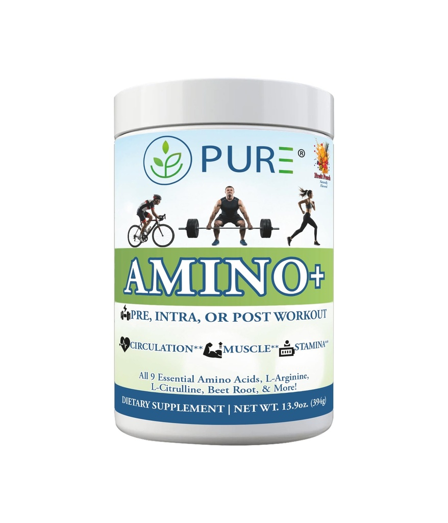 PUREEnergy Mix, Fruit Outlet, 9 Essential Amino Asits, L-Arginine, L-Citrulline, 501g, 30 Hizmet, Premium Wellness Supplement