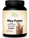 Zen Συμπληρώματα - Βιολογικό χόρτο Fed πρωτεΐνη Whey 19g ανά υπηρεσία Keto φιλικό - σοκολάτα 32 Oz-Powder