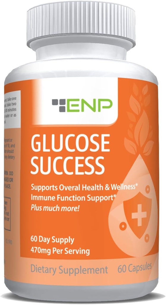 ENP Glucose Success | Cinnamon, Gymnema Sylvestre ve Bitter Melon, 60ct