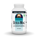 Source Naturals Ultra-Mag, 5 in 1 -Bioavailable Magnesium, Maintains Muscle & Nerve Function* - 240 Tablets