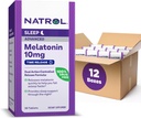 Natrol Gelişmiş Uyku Melatonin 10 mg, Diyetsel Tamamı Restful Sleep için, Time release Melatonin Tabletleri, 30 Time-Release Tabletleri, 30 Day Supply (Pack of 12)