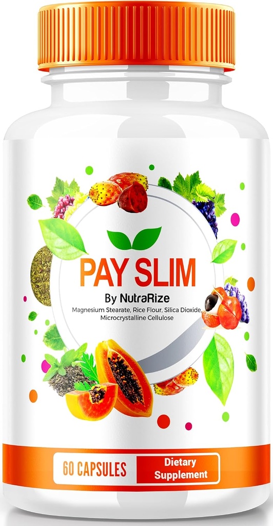 Pay Slim Capsules, PaySlim All-Doğal Kilo Kaybı, Premium Formula Achieve Body ve Fitness Hedefleri, Resmi İncelemeler (60 Capsules)