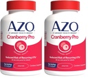 AZO Cranberry Pro Urinary Tract Health Supplement 600 mg PACRAN, 1 Hizmet: 1'den fazla Cranberry Juice, Sugar Free Cranberry Pills, Non-GMO 100 Softgels (Pack of 2)