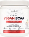 Tip Zero Ultra Clean Vegan BCAA Toz + Elektrolytes (Tropical Punch | 6G) 2:1 Sugar-Free/No Sucralose BCAAs replicas Supplement - BCAA Vegan Amino Asits After Workout Drink