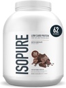 Isopure Low Carb 100% Pure Whey Isolate protein Toz, Lactose Free, Gluten Free, With Vitamins, Dutch Chocolate, 25g Protein Per Hizmeti, 4.5 Lbs, 62 Hizmet (Pazarlama May Vary)