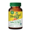 MegaFood Baby & Me 2 Prenatal Vitamin ve Mineraller - Kadınlar için Vitaminler - Folate (Folic Acid Natural Form), Choline, Iron, Iodine, ve C, Vitamin D ve daha fazlası - 60 Tabs (30 hizmet)