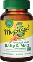 MegaFood Baby & Me 2 Prenatal Vitamin ve Mineraller - Kadınlar için Vitaminler - Folate (Folic Acid Natural Form), Choline, Iron, Iodine, ve C, Vitamin D ve daha fazlası - 60 Tabs (30 hizmet)