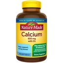 Nature Made Calcium 600 mg με βιταμίνη D3, Συμπλήρωμα διατροφής για υποστήριξη οστών, 100 Softgels