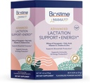 Biostime Mamabiyotik Fenugreek Lactation Supplement + Enerji Vitamin Kompleksi | Lactation & Emziring Support Multivitamin | Vitamins B, çinko, FOS Prebiyotik | 30 Satchets