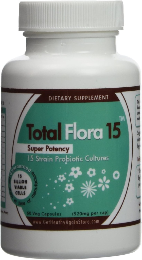 Total Flora 15 60 veg caps (520 mg per cap)