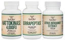 Nattokinase Supplement (120 Κάψουλες), Serrapeptase (120 Κάψουλες), Citrus Bergamot (60 Κάψουλες)