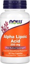 Τώρα τρόφιμα άλφα λιποϊκό οξύ 250mg, 60 CT