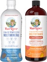 MaryRuth's Nighttime Multimineral (Coconut, 32oz) & Multivitamin Sıvı + Saç Büyüme (Peach, 30oz) | Temiz Etiket Projesi Doğrulanmış® | Bedtime Routine & Beauty | Sugar-Free, Vegan, Gluten-Free