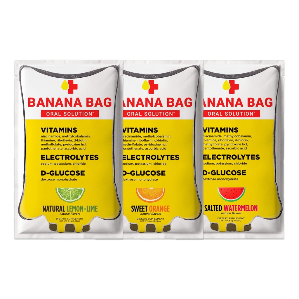 Μπανάνα τσάντα στοματική πακέτα λύση – Variety Pack 6pk 