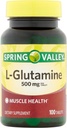 Spring Valley - L-Glutamine 500 mg, 100 Tablet