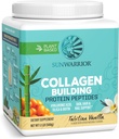 Vegan Collagen protein Toz Plant tabanlı | Hyaluronic Acid Minerals Biotin Soy Free Dairy Free Gluten Free NON-GMO | Vanilla 20 Servisler | Kolajn Binası Sun by Sunwarrioror