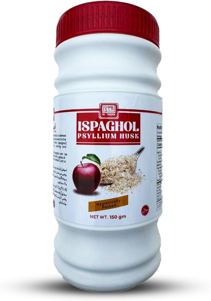 AL-TAQWA Psyllium Husk Toz, Psyllium Husk, Non-Flavored, Psyllium Husk Whole, Psyllium Fiber, Isabgol Psyllium Husk, Ispagol Psyllium Husk, Ispagol