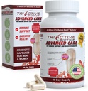 Temel Kaynak TriActive Biotics Gelişmiş Bakım - Digestive Health için 20 Milyar CFU Probiyotikleri, Immune Support Supplement, Microencapsated Probiyotiks for Women & Men, 90 Ct Capsules