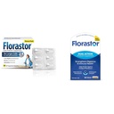 Florastor Probiyotiks Digestive & Immune Health Sche with 54 & 30 Capsules, Probiyotiks for Women & Men, Helps Flush Out Bad Bakteri & Boosts Good with Saccharomyces Boulardii CNCM I-745 Strain