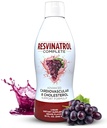 - 32 Fl. Oz. Advanced Liquid Cardiovascular & Cholesterol Support Formula - Sıvı Resveratrol Tamam Sağlıklı Aging, Heart Health & Energy Levels