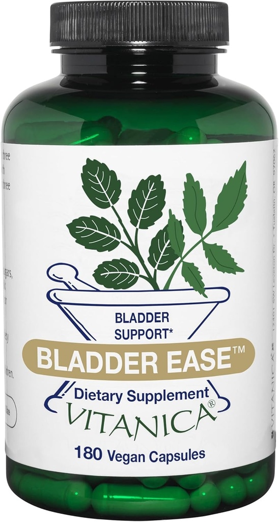 Vitanica Bladder Ease, Bladder Support, Vegan, 180 Capsules