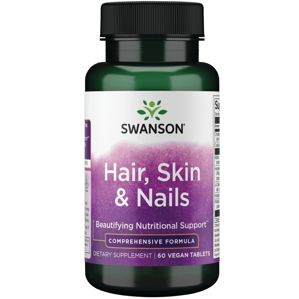 Swanson Hair Skin ve Nails 60 Tabs