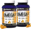 (Pack of 2) Wild Omega 3 Fish Oil DPA Supplement 2,900 Milligramlar, EPA-DPA-DHA, SoftGels
