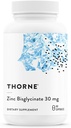 THORNE - çinko Bisglycinate 30 mg - Skin, Eye & Immune System Health * - Chelated çinko Supplement - 60 Hizmetler
