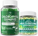 Digestive Enzymes Gummies & Chlorophyll Fiber Gummies Sche